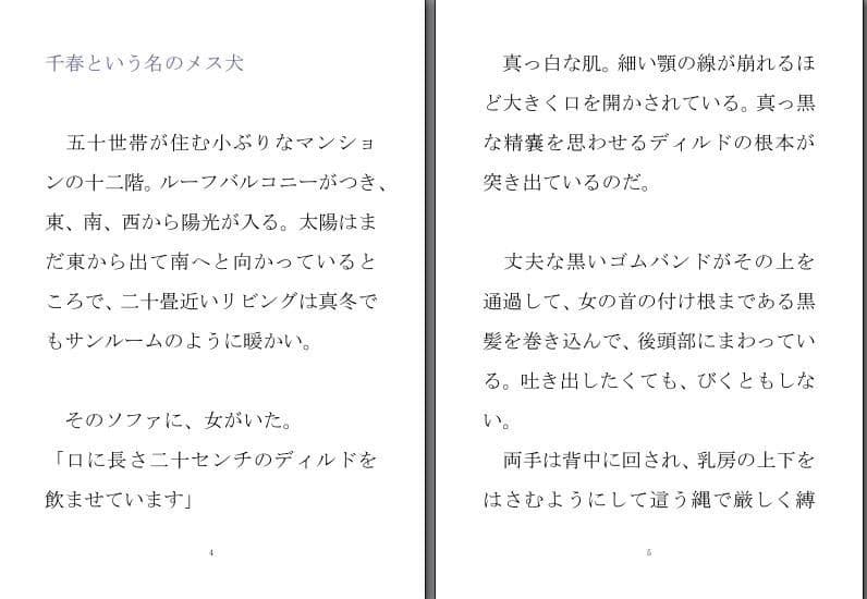 小説『十二階』第一部 サンプル 2