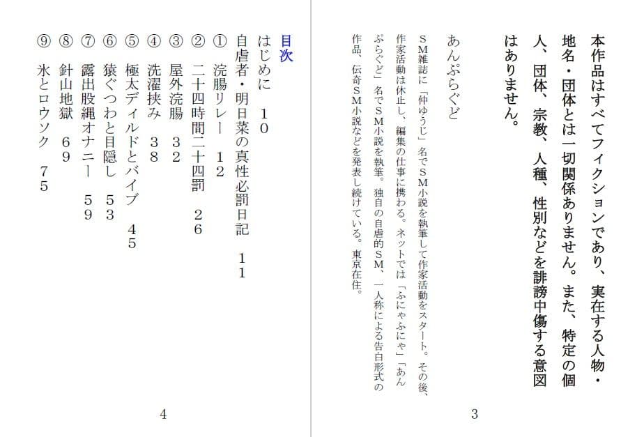 小説「堕ちる 明日菜編01」プラス サンプル 1