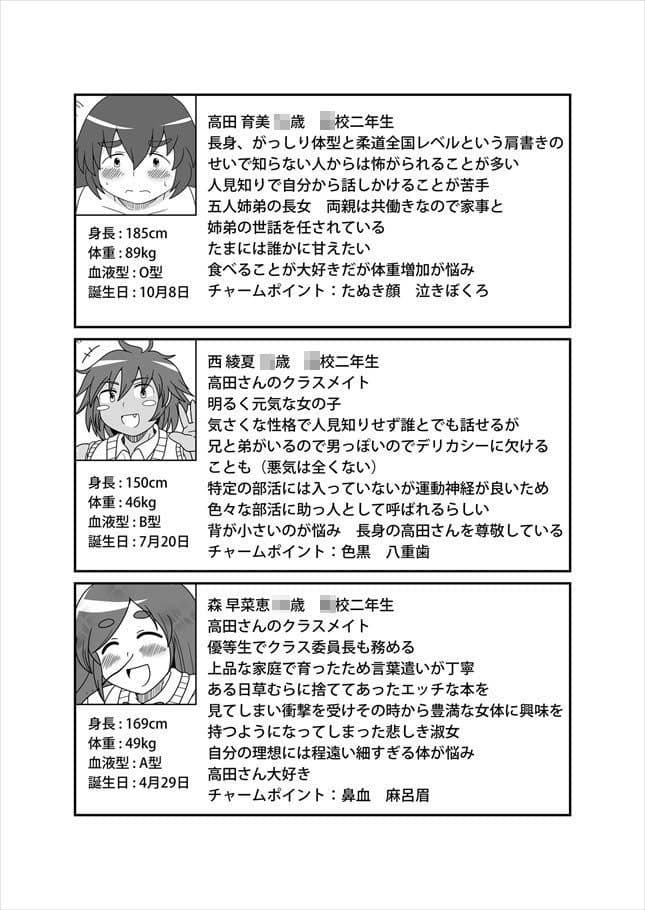 長身ぽっちゃり女子校生 『高田さん』 サンプル 3