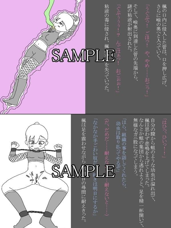 女忍者蟲姦尋問 サンプル 1
