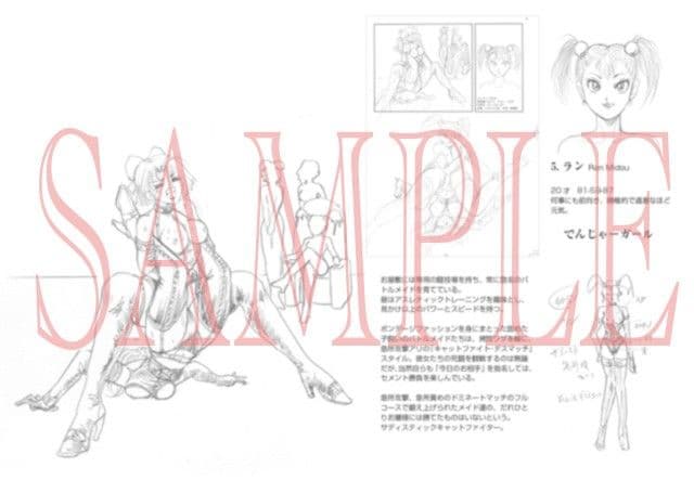 萌えレス13 秘闘伝原画集 サンプル 3