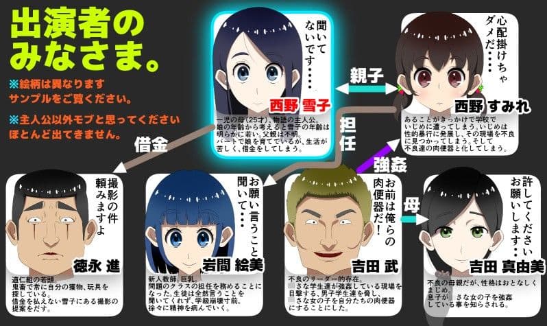 AV強●出演 -黒い日常- サンプル 4