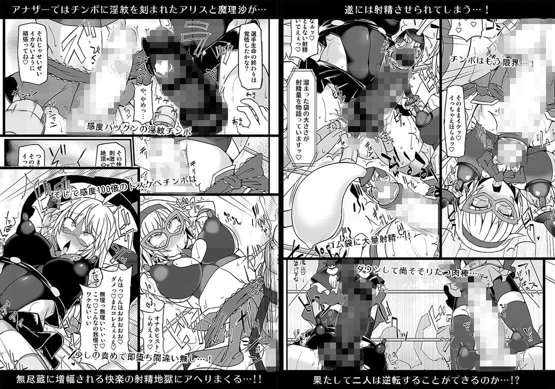 幻想郷フタナリチンポレスリング9 アリス＆魔理沙VSにとり＆雛 サンプル 3