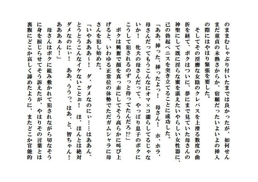 母犯・まとめ版 サンプル 2