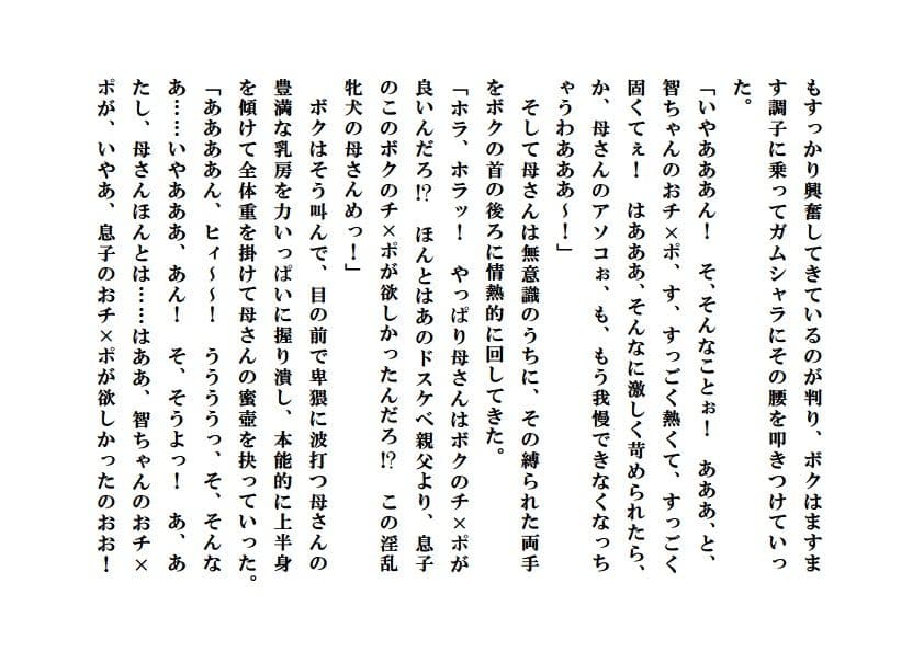 母犯・まとめ版 サンプル 3