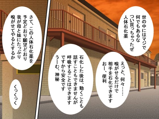 アヘ顔石化〜母も妹も〜 サンプル 1