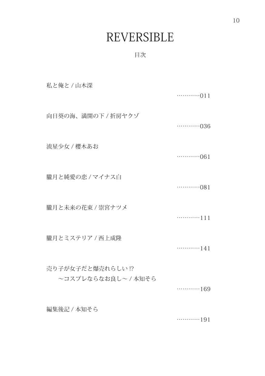 REVERSIBLE サンプル 1