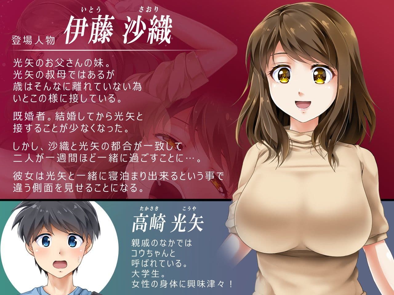 親戚のお姉さんに呼ばれて…そして… サンプル 1