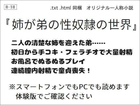 姉が弟の性奴●の世界