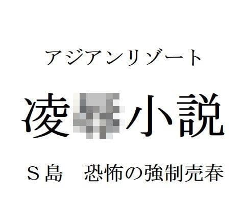 凌●小説 アジアンリゾート