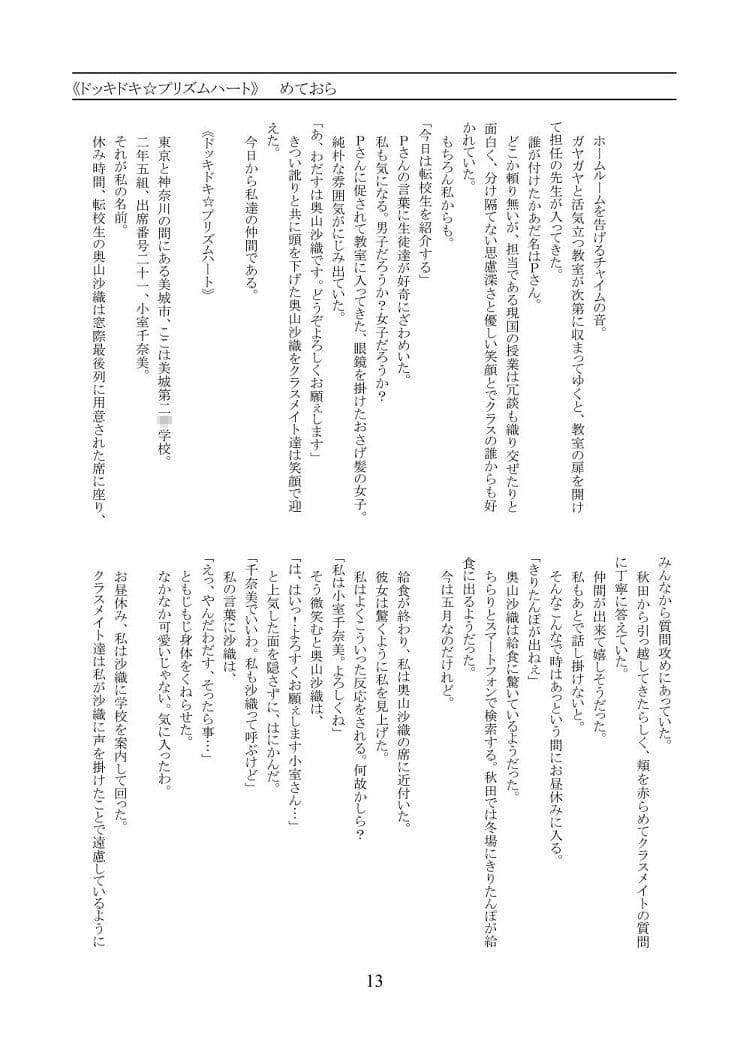 小室千奈○合同誌『THOUSAND WAVE 2nd』 サンプル 2