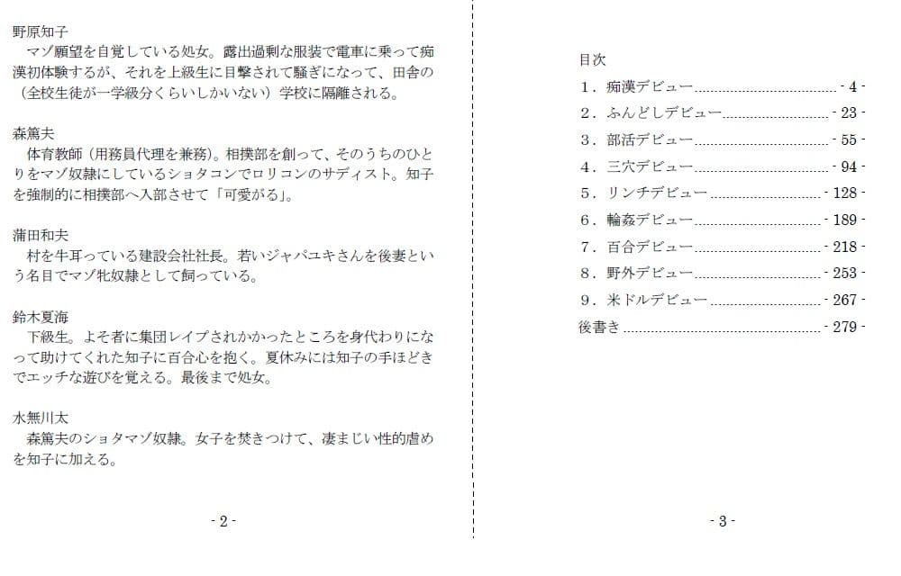 淫乱処女のエロエロ・デビュー サンプル 1