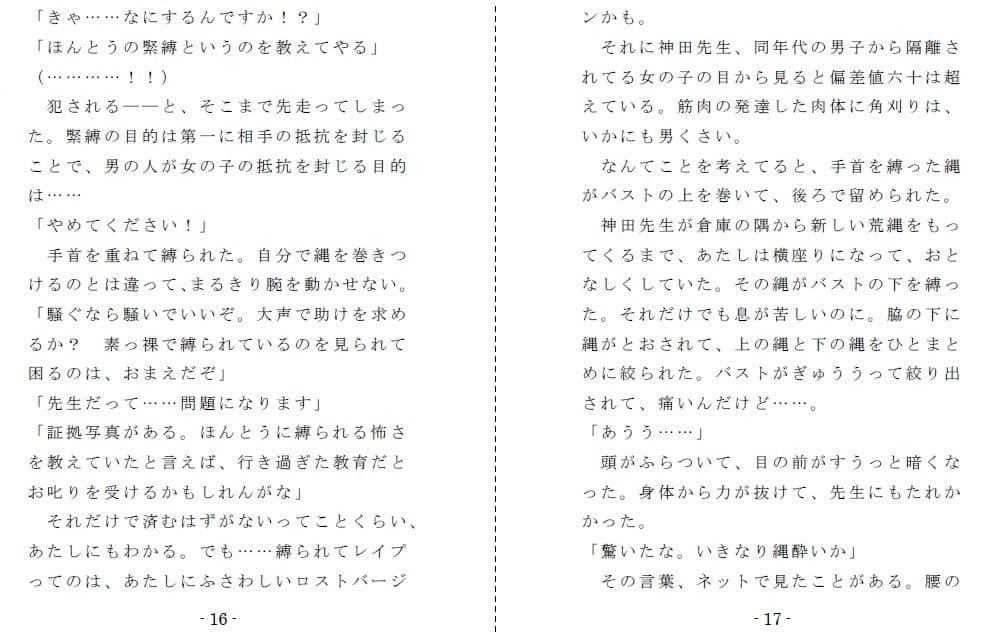 縄と鞭の体育補習 サンプル 2