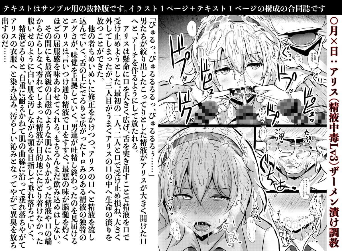 幻想調教売春合同 肉便器に堕ちる幻想郷の牝贄たち サンプル 4