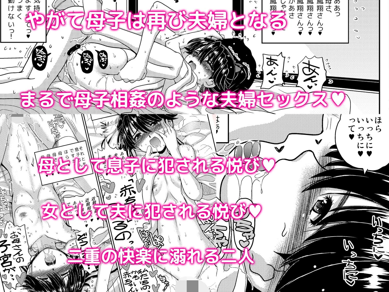 処女のまま未亡人となった鳳翔さんが夫のクローンを産み、育て、そして… サンプル 3