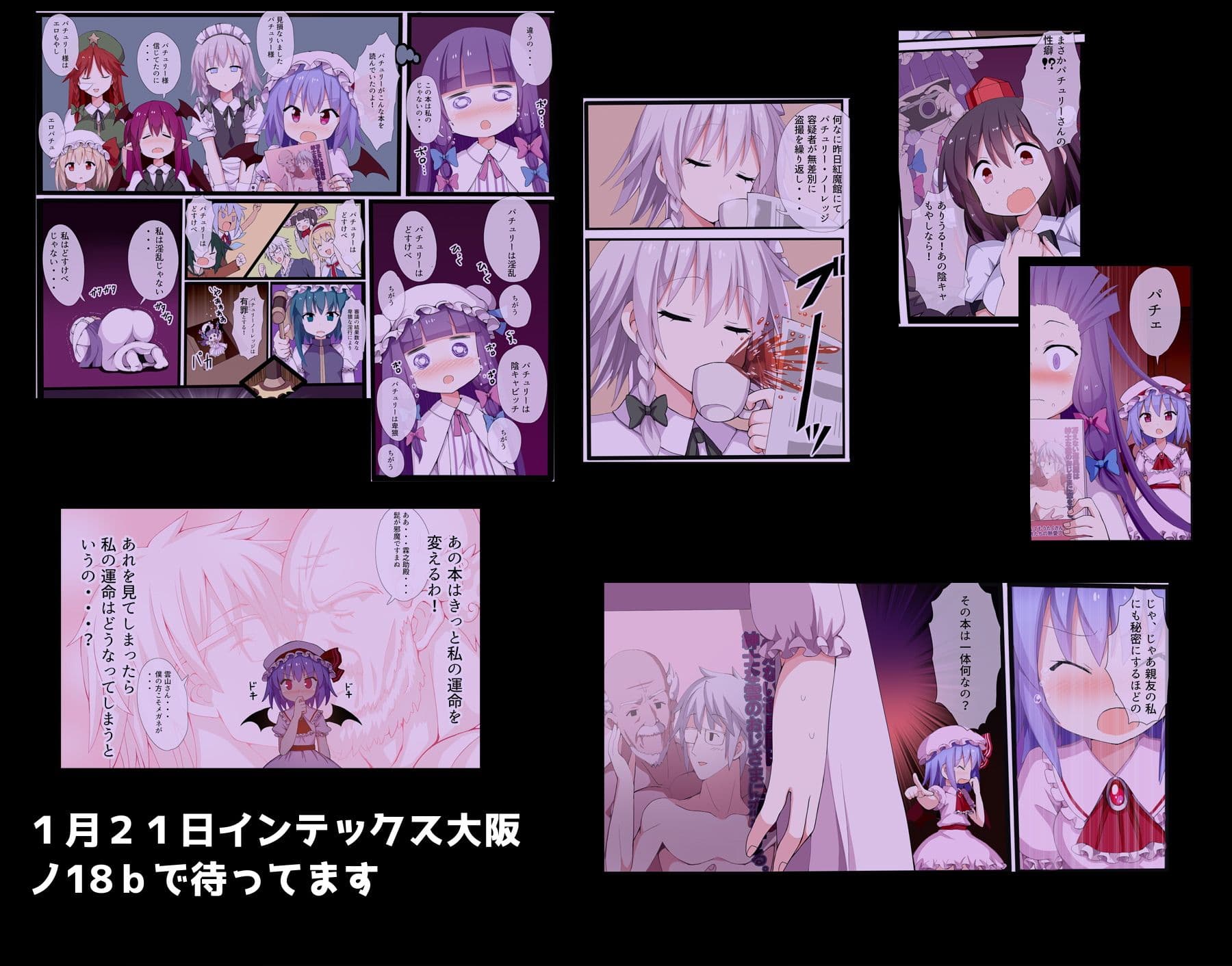 パチュリー・ノーレッジはどすけべなのか？？ サンプル 4