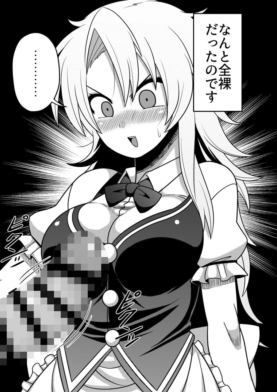 幻想入りして魔理沙邸に着いたは良いが全裸だった。 サンプル 1
