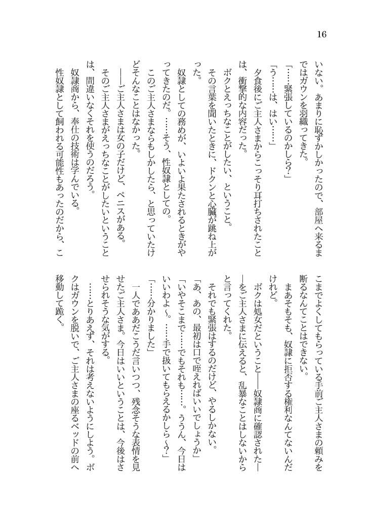 ふたなりお嬢さまとTS奴●ロリエルフのお話 サンプル 3