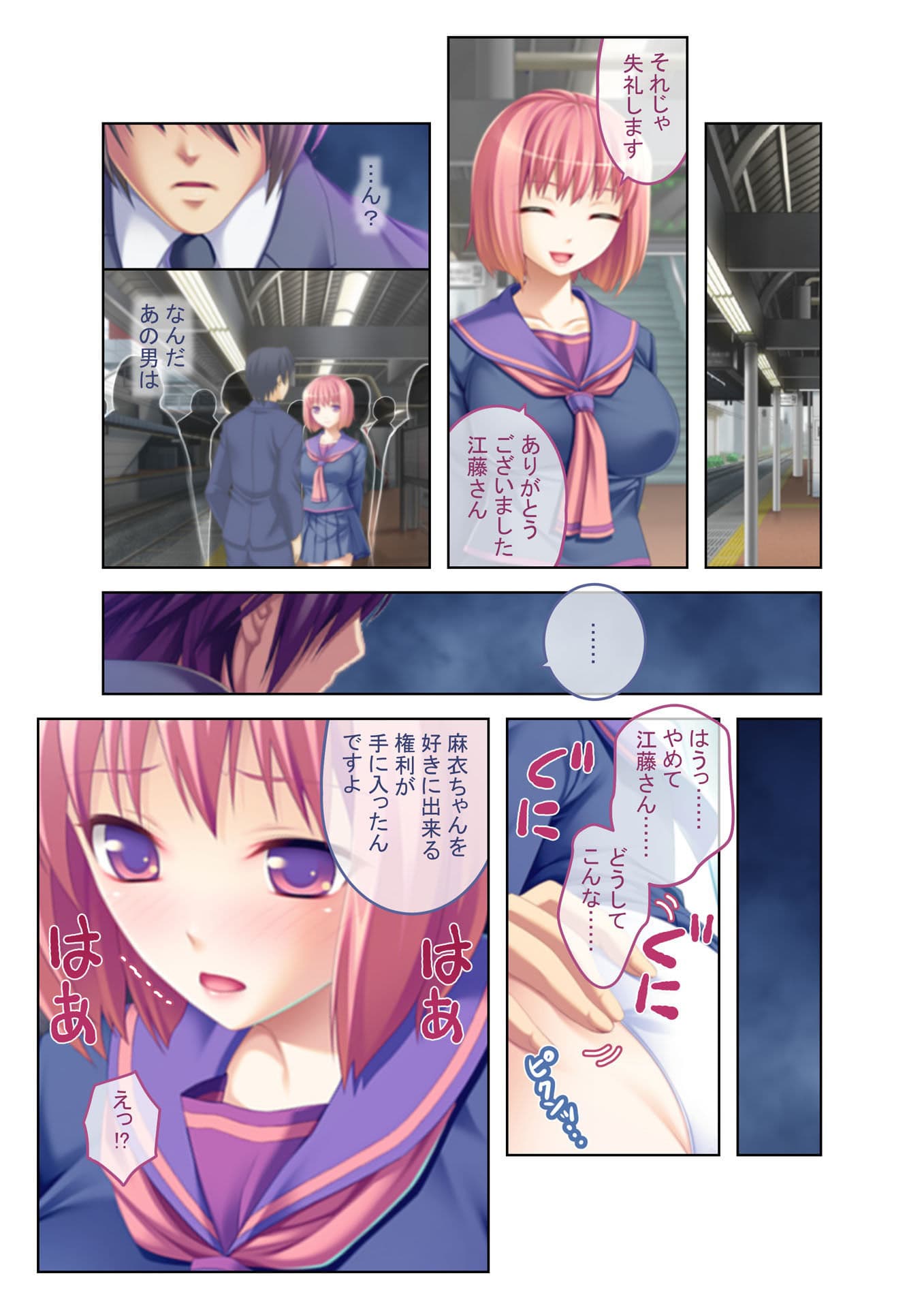 エスカレートする痴●電車 嫌がる相手をイクまで無理やりハメまくる！（2） フルカラーコミック版 サンプル 3