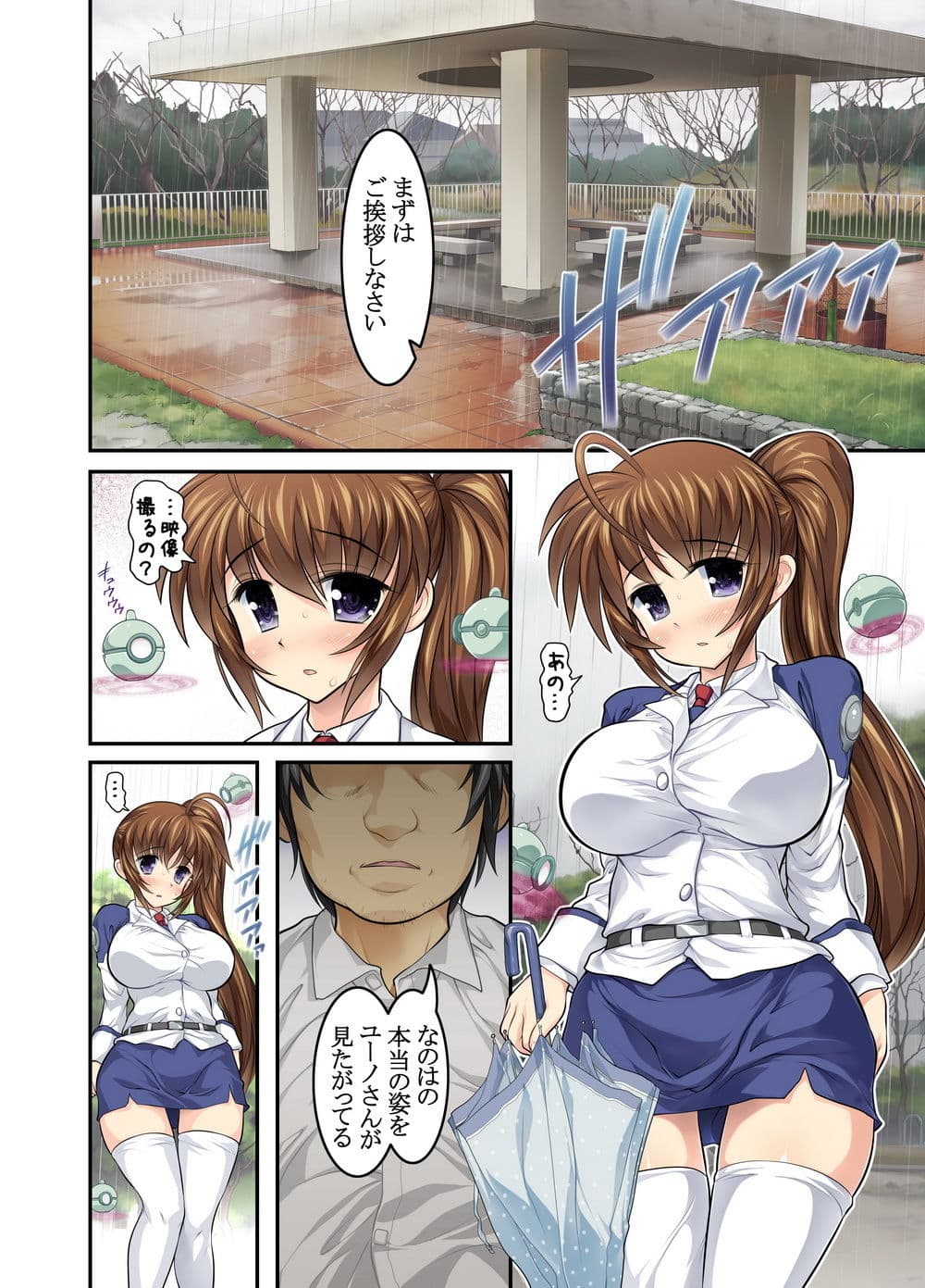乳なのはさん公園調教編〜夫以外の人に輪●されました〜 サンプル 2