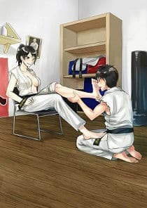 空手ラブストーリー1 麻里先輩の足の裏