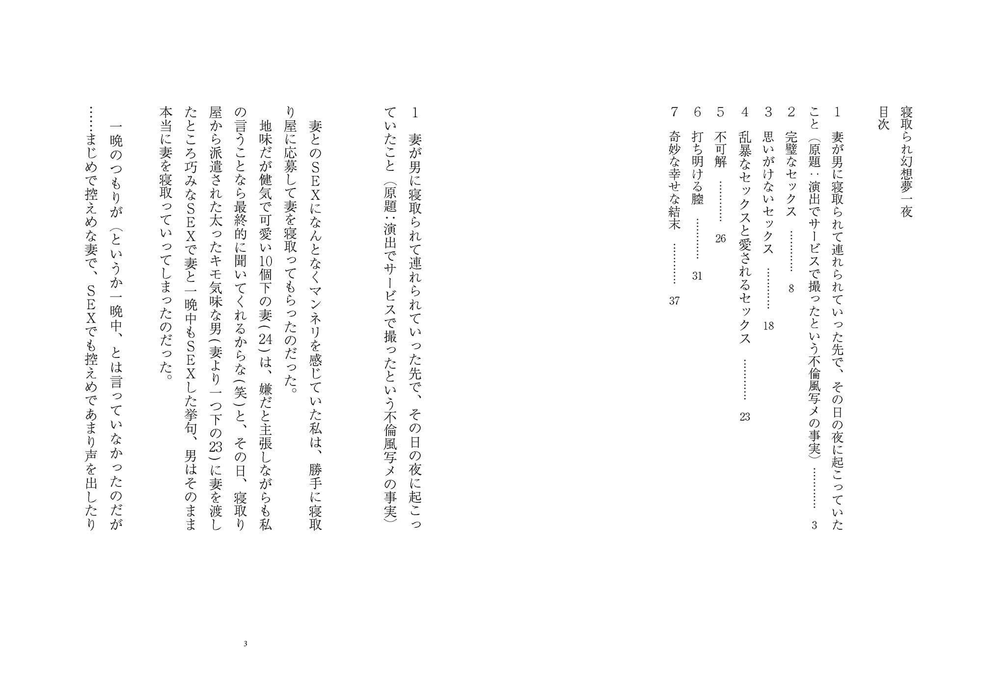 寝取られ幻想夢一夜 サンプル 1