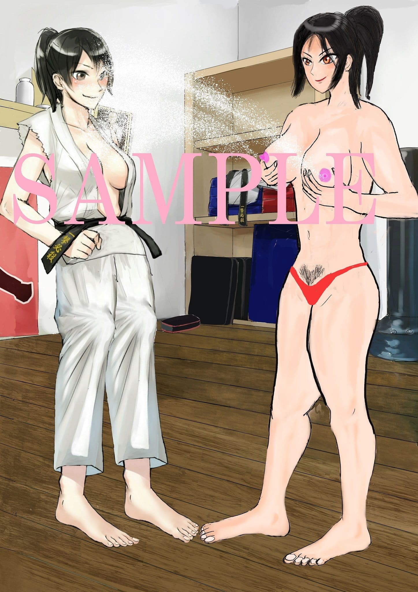 空手ラブストーリー7 マリアの母乳攻撃 サンプル 2