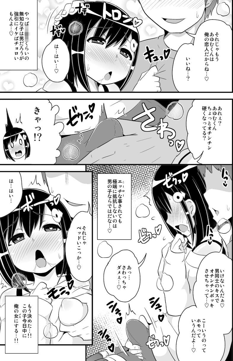 ナヨナヨ少年をホモセックス（コネコネ）で女（メス）にする本 サンプル 3