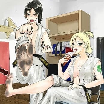 空手ラブストーリー10 型を演じる麻里