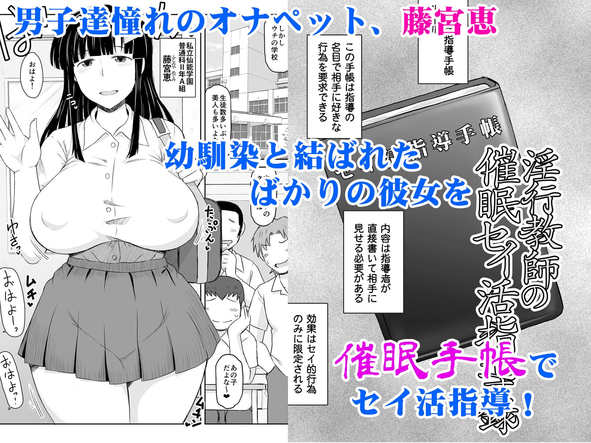 淫行教師の催●セイ活指導録〜藤宮恵編〜「先生…カレのために私の処女膜、貫通してくださいっ」 サンプル 1