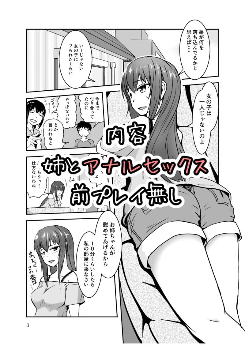 姉とアナルセックスする話 サンプル 1