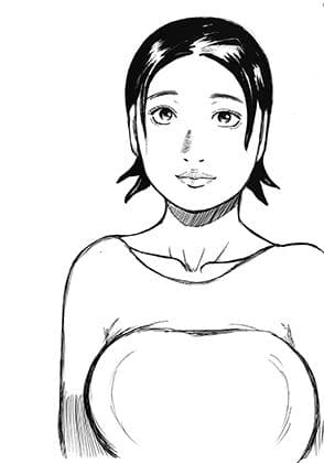 豊満な肉体の人妻と巨男