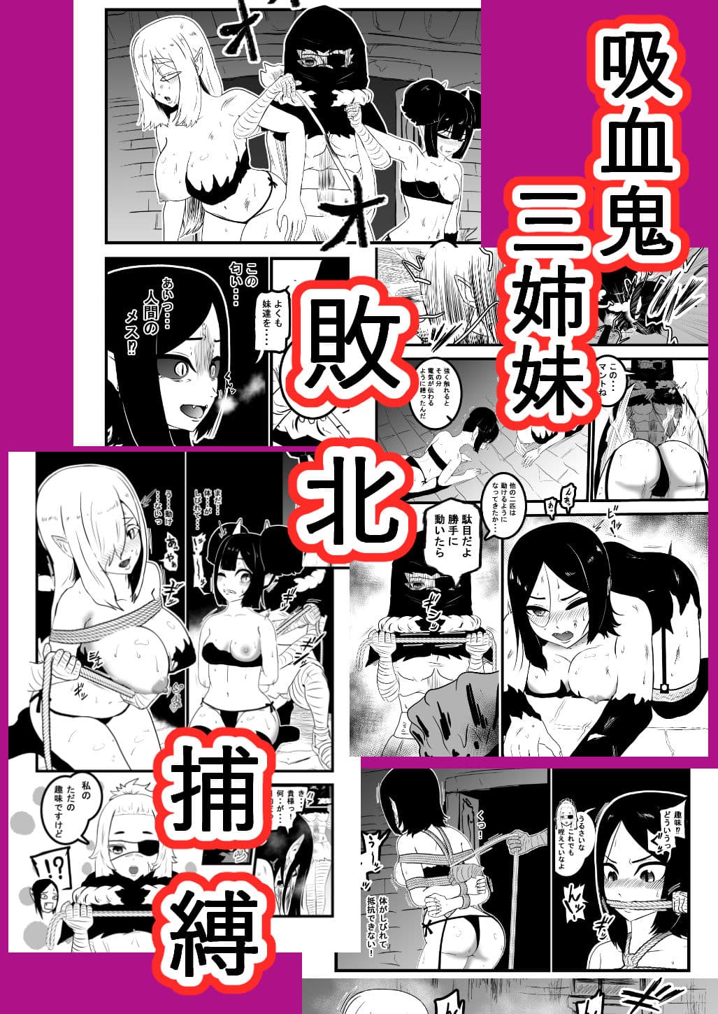ヴァンパレイド 〜吸血鬼 三姉妹 捕縛編〜リメイク サンプル 9