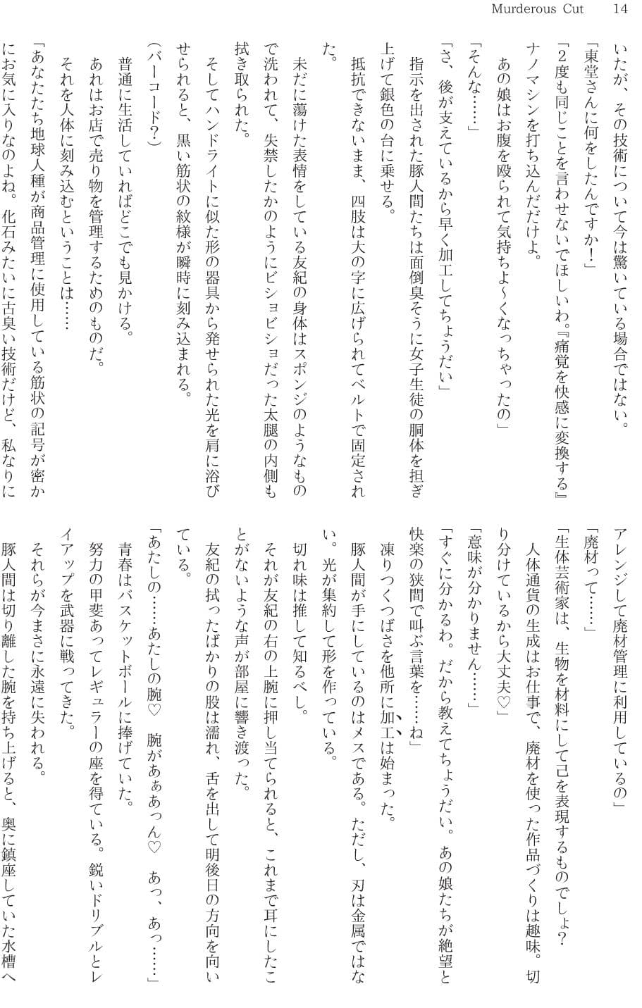 Murderous Cut サンプル 8