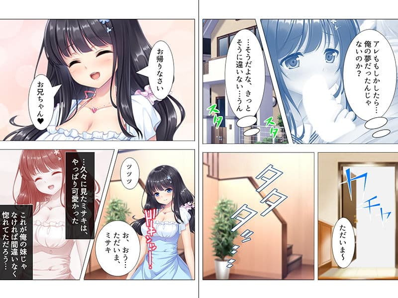 帰省中の俺に中出しを迫る、エロ可愛い巨乳妹 上巻 サンプル 1