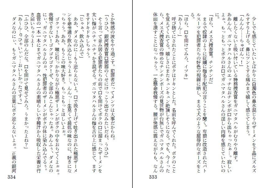 悪徳の栄える街で洗脳敗北した女捜査官達 サンプル 6