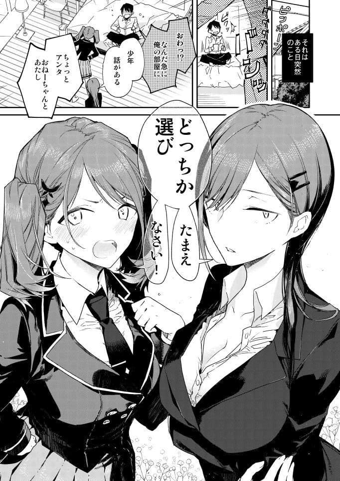 近所のツンツン妹と無表情姉に迫られえっち サンプル 2