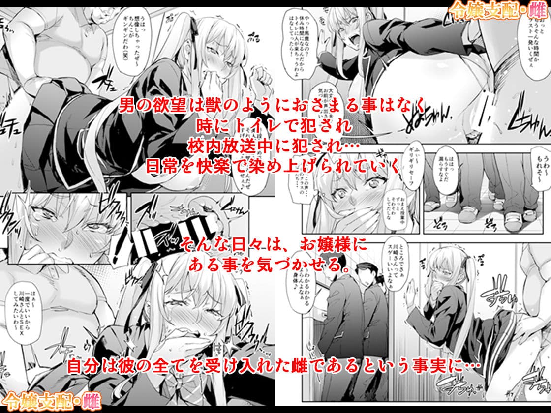 「令嬢支配 ＋ 令嬢支配・雌」セット サンプル 4