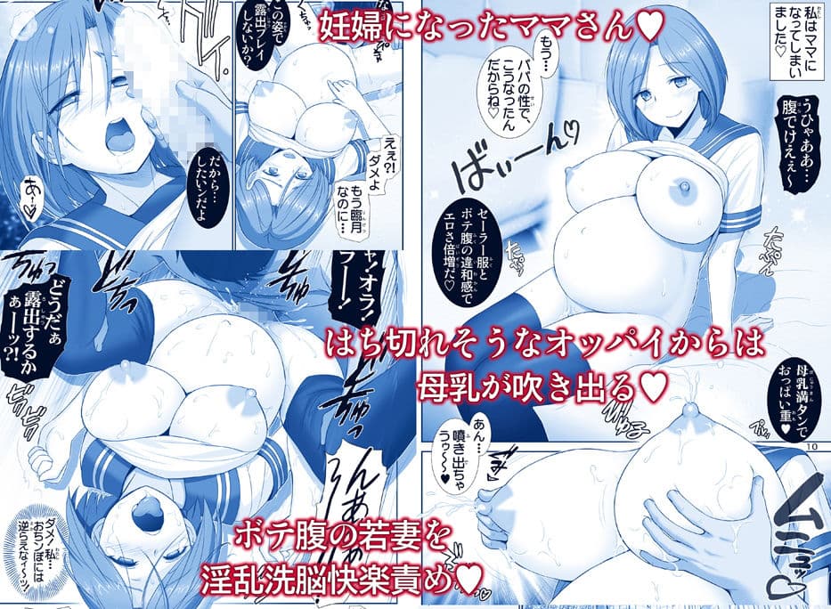 若妻のたわわ【巨乳妊婦・魅惑露出】 サンプル 3