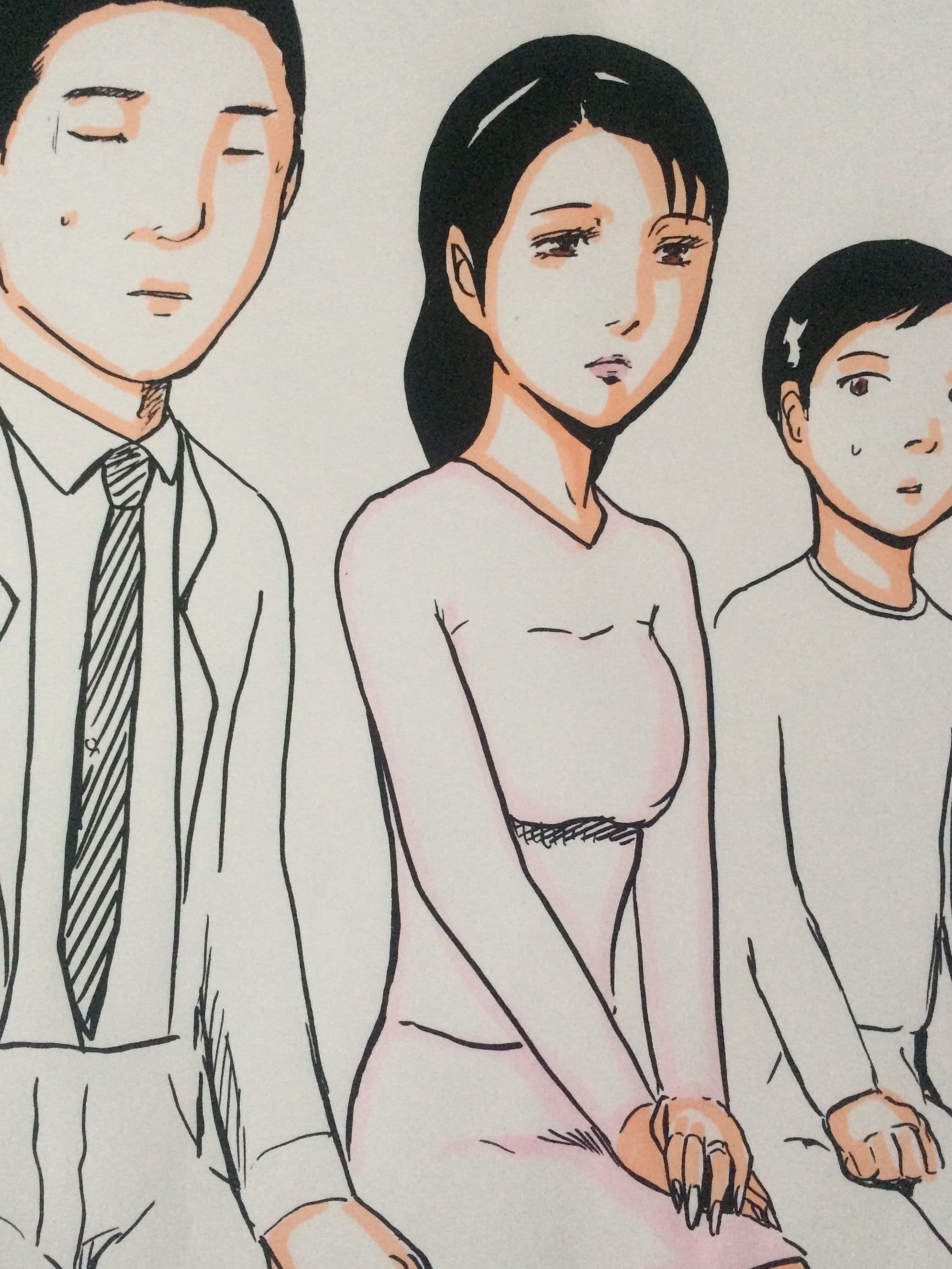 自宅、夫の前で抱かれる奥さん サンプル 1