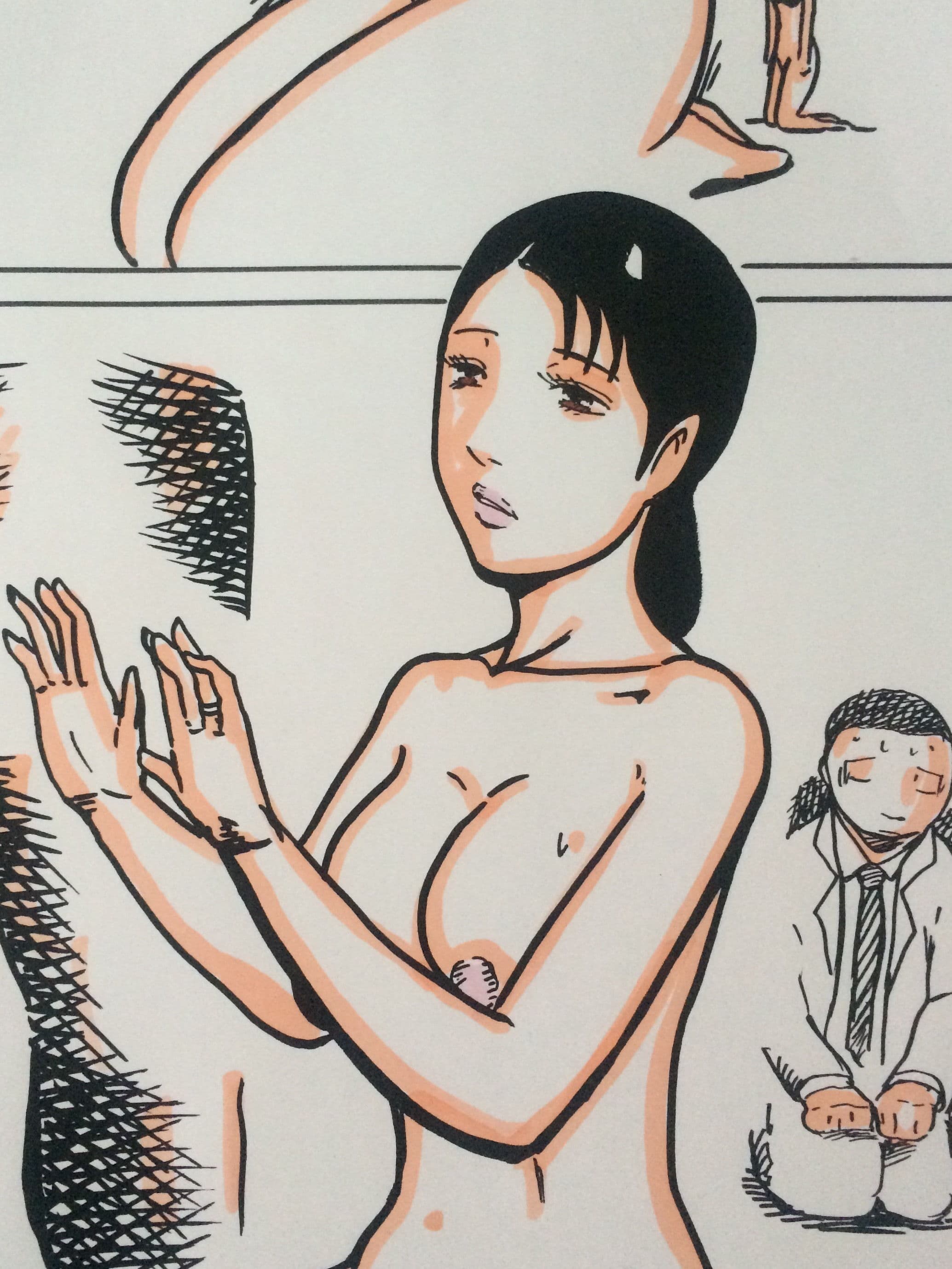 自宅、夫の前で抱かれる奥さん サンプル 4