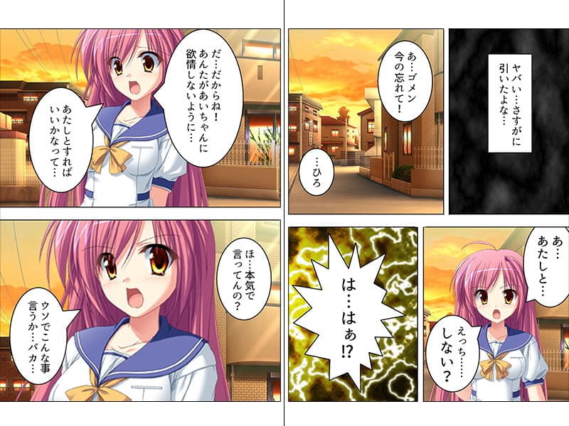 どっちを選ぶ？ロリかわ妹と巨乳幼なじみ サンプル 1