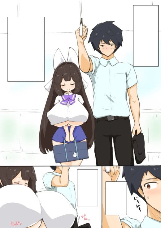 爆乳JKちゃんは痴●待ち？ サンプル 1
