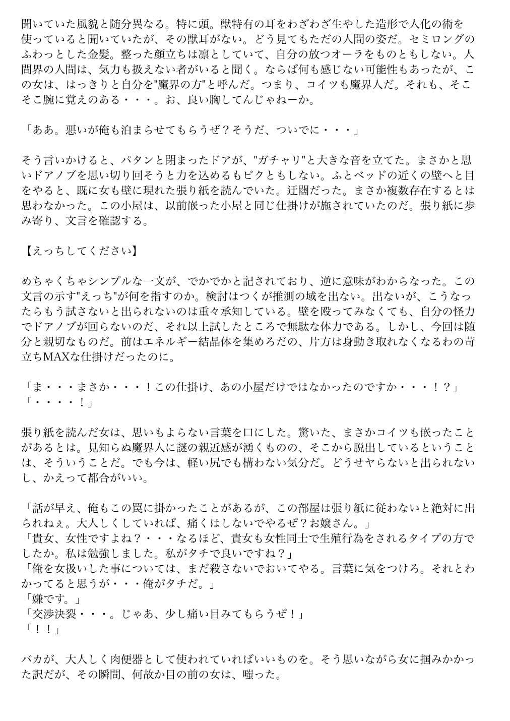 【ノベル】プレイガール サンプル 6