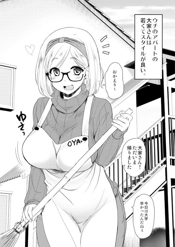 ウチのアパートの大家さんは性欲が強すぎて困っているので、よく夜の相手をしてあげています。 サンプル 1