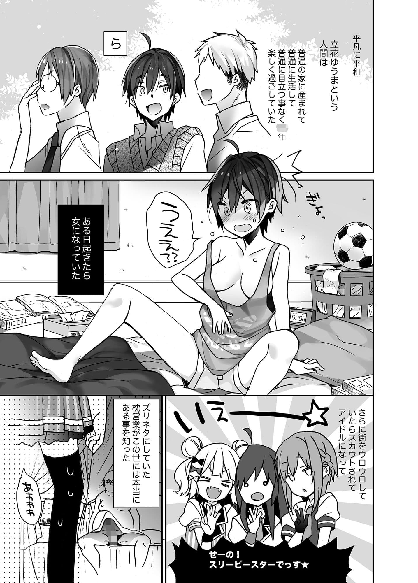 女体化した俺の爛れたアイドル生活 サンプル 1