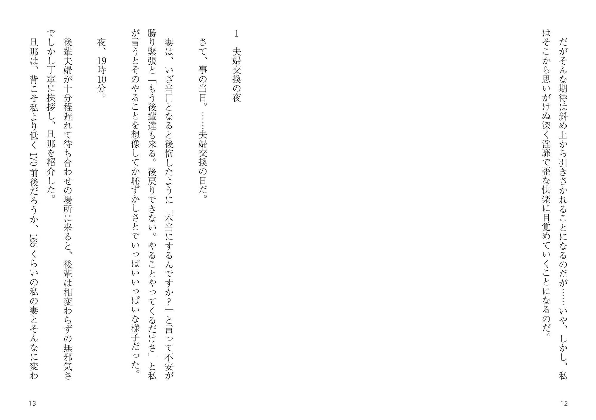 夫婦交換、その果てに〜後輩夫婦（25）と私達夫婦（30）と奇妙な夫婦交換〜 サンプル 4