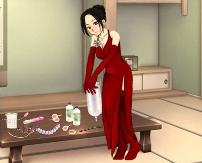 人妻弥英子 〜嗚咽の浣腸接待〜 サンプル 2