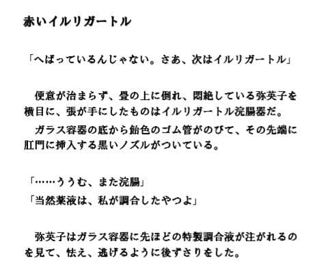人妻弥英子 〜嗚咽の浣腸接待〜 サンプル 7