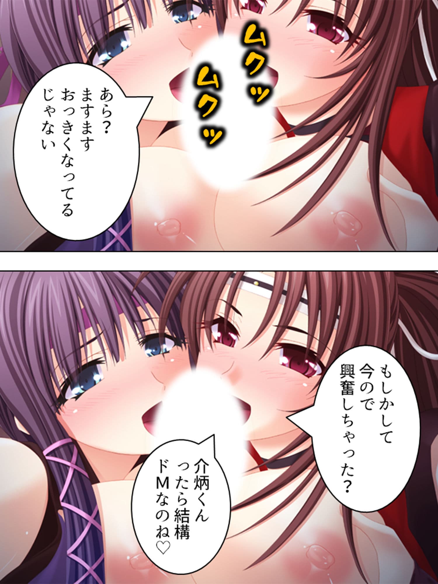 巨乳姉妹のお忍び生活。ダブルくのいちの術・炸裂！ 下巻 サンプル 6